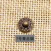 Fábrica Fuente Remaches Sombrero de Paja Cobre Puro 7-12 mm Multicolores Galvanizados Accesorios Ropa Equipaje Remaches DIY Fabricante Venta al por Mayor en Stock