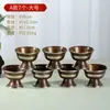 Buda Yuan Huifu Juego de Cuencos de Bronce Cuenco de Suministro de Agua para el Hogar Taza de Suministro de Agua Suministros de Buda Decoración del Hogar