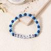 Pulsera de Cuentas Letras Arcoíris Taylor de Venta Caliente Transfronteriza Color Mixto Cuentas Acrílicas para Mujer Venta al por Mayor