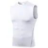 Colete esportivo de treino respirável de secagem rápida para fitness sem mangas para homens, verão, transfronteiriço, elástico, para corrida, basquete, camada base, camisa justa