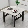 Mesa baja plegable para comer, uso en casa, mesa de dormitorio, mesa plegable simple para montar puestos, mesa cuadrada plegable para barbacoas al aire libre