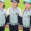 Estilo Britânico Novo Jardim de Infância Roupas de Jardim Primavera e Outono Conjunto de Três Peças Roupas de Baseball Infantil Roupas para Aula de Esportes Uniforme de Escola Primária