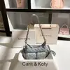 Bolsa Tote Matelassê Estilo Pequeno e Cheiroso Dropshipping Nova 2025 Bolsa de Ombro com Corrente de Alto Padrão Atacado