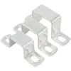 Abrazadera Cuadrada de Hierro Galvanizado Aro Cuadrado de Acero al Carbono Abrazadera de Ángulo Recto Ohm Abrazadera para Tubería en Forma de U Colección de Abrazaderas para Caballo