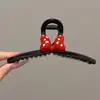 Elegante pinza de garra floral para peinado semi-recogido, nuevo modelo 2026 para mujer, pinza de tiburón de tamaño mediano para la parte trasera de la cabeza, accesorio para el cabello
