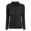 Camisa Plisada Primavera 2026 para Mujer, Camisa de Estilo Básico de Diseñador, Versátil Top Chaqueta Versión Coreana Simple