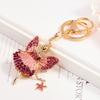 Novo Europeu e Americano Criativo Little Angel Keychain Girl Bag Pendurado Fine Ballet Girl Car Pendant