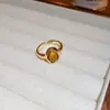 Anillo Abierto Letra H Chapado en Oro Real con Madre Perla y Circonita, Anillo de Dedo Índice de Alta Gama de Nicho, Joyería Moderna y Elegante para Mujeres