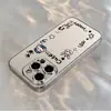 Funda de Teléfono Temática de Conejo en Inglés Adecuada para iPhone 17 Pro Max, Apple 16, Modelo de Mujer, Protección Completa Contra Caídas para iPhone 15, Diseño Lindo para iPhone 14, y iPhone 12