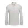 Camiseta de manga larga con cuello alto, modelo otoño e invierno, hecha de tejido de doble cara Lenzing Modal, adecuada para uso en grupo, suave y amigable con la piel, versátil con diseños estampados y bordados