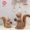Amazon Creative Busp Muñeco de Ardilla Navideña Decoraciones Navideñas Adornos para Árbol de Navidad Regalos Festivos