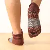Meias de cinco dedos para yoga meias masculinas meias de algodão dispensando meias de algodão antiderrapantes curtas de cano baixo para dedos meias esportivas e de cinco dedos listradas coloridas