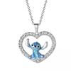 Amazon transfronterizo caliente caricatura caricatura alrededor lindo amor Stitch collar para mujeres y niños