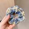 Colección de scrunchies de verano: versátiles ligas coreanas para el cabello, cuerdas para el cabello estilo universitario fresco, accesorios elásticos para el cabello, accesorios para la cabeza para mujeres