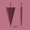 24 Osso Guarda-chuva Duplo Cabo Longo Straight Rod Umbrella Vintage Gift Printing Publicidade Guarda-chuva Negócios Homens Impresso logotipo Umbrella