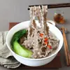 Tres Bolsas de Fideos de Trigo Sarraceno Cortados en Cereza, Alimento Básico Integral, Sustituto de Comida Fitness, Listos para Cocinar, Comida Ligera Integral, Fideos de Tira Ancha
