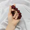 Cuentas Sueltas Imitación Rojo del Sur de 16 mm Cristal de Cristal Cuentas de Vidrio Pulsera de Cuentas Accesorios para Joyería DIY Accesorios para Joyería