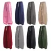 Customização da Tendência de Correntes Outono/Inverno 2026 Novas Calças Curvas Estilo Vintage com Forro de Lã para Homens, Calças de Perna Larga Retro da Moda, Calças Longas para Casais.