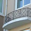 Suporte Europeu de Ferro para Ar Condicionado, Suporte Protetor de Artesanato Metálico para Comunidade, Grade de Ferro para Casa Alta de Construção Imobiliária, Suporte de Flores de Ferro