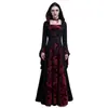 S-5XL Vestido Largo Retro de Corte Medieval Transfronterizo Disfraz de Performance Escénica de Halloween Vestido Victoriano