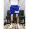 Pantalones cortos de marca de moda para hombre, corte slim, estilo coreano, pantalones cropped con espíritu social, pantalones cropped de celebridad de Internet, pantalones cortos de playa del mismo estilo