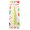 Cartão Montado Inglês Bebê Silicone Cabeça Macia Colher Colher de Treinamento para Bebê Louça Infantil Desenho Animado Colher de Silicone