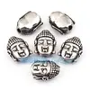 Acero de titanio acero inoxidable Joyería popular europea y americana Accesorios calavera ósea enmascarada/cabeza de león Accesorios de cuerda de cuero
