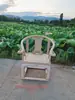 Silla Oficial de Sombrero de Madera Maciza Blanca sin Acabar, Silla de Comedor, Silla Blanca sin Acabar con Respaldo de Peine, Sillón, Piezas Blancas sin Acabar