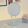 Espejo de Maquillaje con Lazo de Alice para Uso en Casa, Espejo de Tocador de Alta Calidad, Espejo de Belleza para Dormitorio de Chicas, Espejo de Escritorio HD