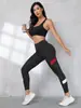 Calça de Yoga Popular Nova Feminina Justa Transfronteiriça, Calça Esportiva Levanta Bumbum e Firma Barriga, Legging Costurada, Calça Feminina