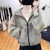 Diseño de Moda de Verano Ropa Fina con Protección Solar para Mujer Cárdigan Holgado Superior Estilo Hong Kong 2025 Chaqueta Fina Anti-UV