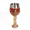 Enesco Copo Harry Potter Copo Chama de Hogwarts Modelo de Copo Copo de Água Decoração Presente de Aniversário Taça de Vinho Tinto