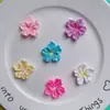 Accesorios de Resina diy Flor de Cerezo Rosa diy Accesorios de Goma Crema Material Casero para Funda de Teléfono Móvil Pegatina para Refrigerador Joyería