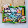 [Provincia de Zhejiang] Imán para Refrigerador del Lago del Oeste de Hangzhou, Montaña Putuo, Xitang, Wuzhen, Montaña Mojiang, Atracciones Turísticas de Jiaxing