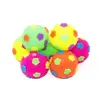 Flash elástico farpado bola de massagem bola 6.5cm soando luminoso bola de massagem de futebol brinquedo tenda brinquedos atacado