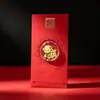 Año Nuevo del Cordero Pegatina Dorada para Teléfono Sobre Rojo Oro Puro 999 Regalo Compañero de Alta Gama Regalo de Reunión Anual de la Empresa Venta al por Mayor
