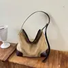 Bolso de Hombro de Felpa Gamuzada para Mujer 2026 Nuevo Otoño Merade Bolso de Hombro Individual para Viajes Diarios Bolso Cubo Cruzado de Gran Capacidad