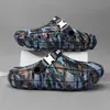 Zuecos para Hombre 2026 Verano Nuevo Estilo Exteriores Suela Suave Cómodos Chanclas de Playa Conducción Casual Talla Grande Zapatos Perforados