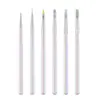 Nuevo Set de Bolígrafos Iridiscentes de Colores Caramelo para Uñas, Set de 6 Piezas para Dibujo de Líneas, Pintura en Gel y Dar Forma a Uñas