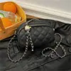 Bolsa de Festa, Feminina 2026 Nova Moda Acolchoada de Ombro Único Pequena Bolsa de Ombro, Bolsa Pequena Versátil para Mulheres