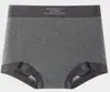 Cueca Boxer Cinza ~ Roupa Íntima Macia e Sedosa, Cobertura Total do Quadril, Alta Elasticidade, Cintura Média-Alta, Boxer Feminina de Tamanho Grande, Virilha Antibacteriana e Estendida