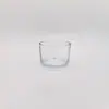 Suporte de Vela Aromaterapia de Vidro Casual, Porta-Vela Baixo, Copo Redondo para Cera, Recipiente para Pedra Difusora DIY, Vasinho para Suculentas