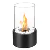 Venta caliente transfronteriza de interior de escritorio portátil de alcohol fuego real chimenea pequeña lámpara de alcohol estufa de calefacción adornos al por mayor