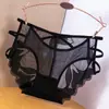 Nuevas Bragas de Encaje para Mujer Malla Encaje Sexy Transparentes Caladas Tentación Chica Cintura Baja Triángulo Bragas Directo de Fábrica