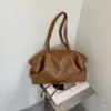 2026 Nuevo Llegada Mismo Estilo que Celebridad de Internet Moda Versátil Estilo Coreano con Tirantes Casual Minimalista Gran Capacidad para Viajes al Trabajo Bolso de Hombro Único para Mujer