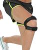Patela de silicone esportiva com alpinismo proteção joelho dupla camada compressão patela corrida basquete fitness esportes proteção joelho atacado