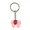 Série de Frutas Transfronteiriças Chaveiro Pingente de Borracha Macia PVC DIY Chaveiro de Carro Pingente de Mochila Pequeno Presente