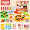 Caja Pequeña tema arcilla de colores juguetes para niños traje Plastilina arcilla de colores para bebés helado molde de dentista caja de color para niña