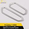 Adequado para 19 T-CROSS painel frontal saída de ar anel brilhante T-CROSS ar condicionado frontal saída de ar adesivo