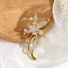 Broche de Nuevo Estilo Transfronterizo, Ramillete Colorido para Mujer, Alfiler Exquisito, Estilo Retro Europeo y Americano, Accesorio para Traje, Joyería Anti-Exposición